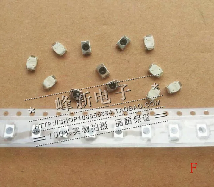 10pcs Japan small touch micro switch waterproof, dustproof, temperature patch switch 2 two feet 3*4*1.5