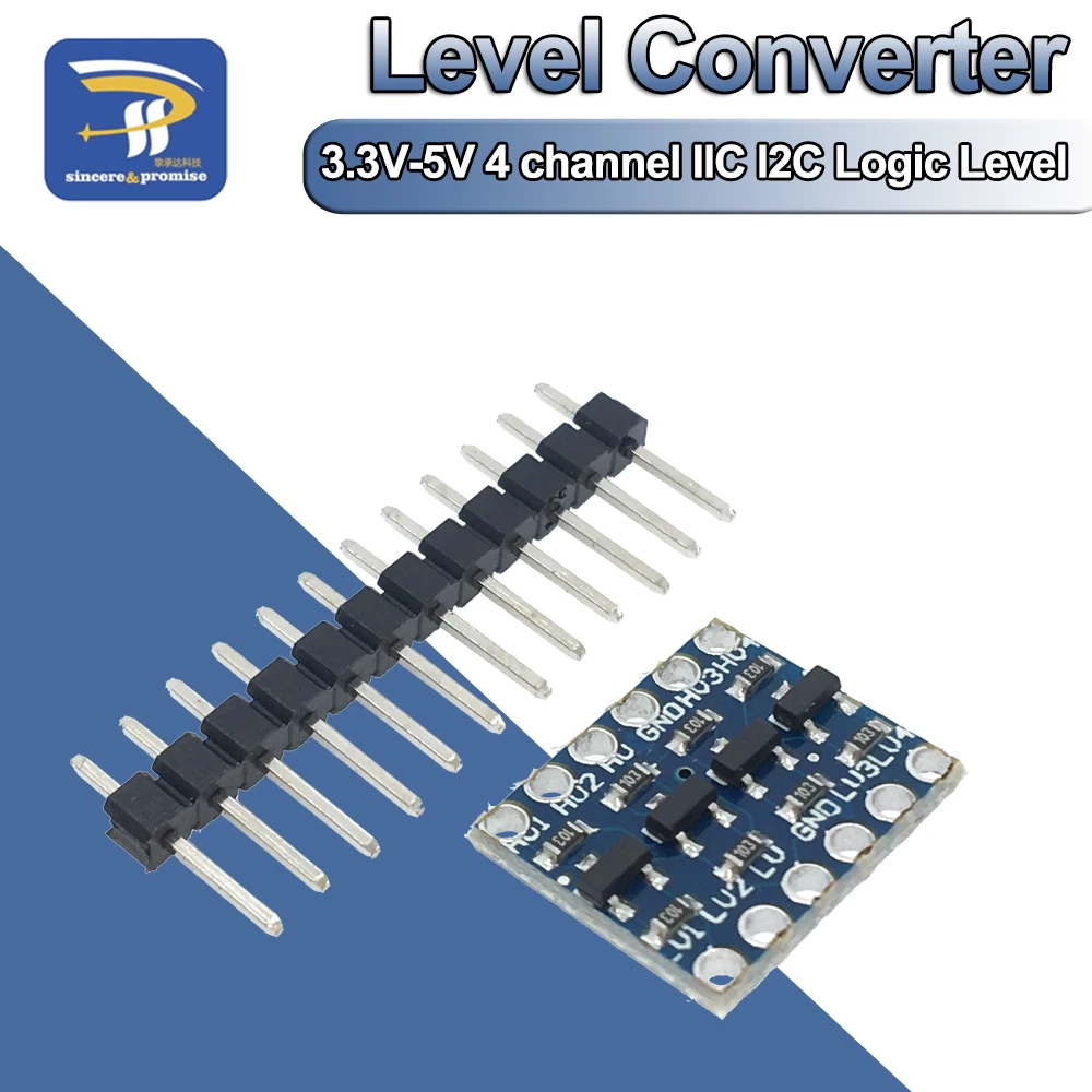 1/5/10PCS 4 Channel IIC I2C UART SPI Logic Level Converter Bi-Directional Module 5V to 3.3V for Arduino