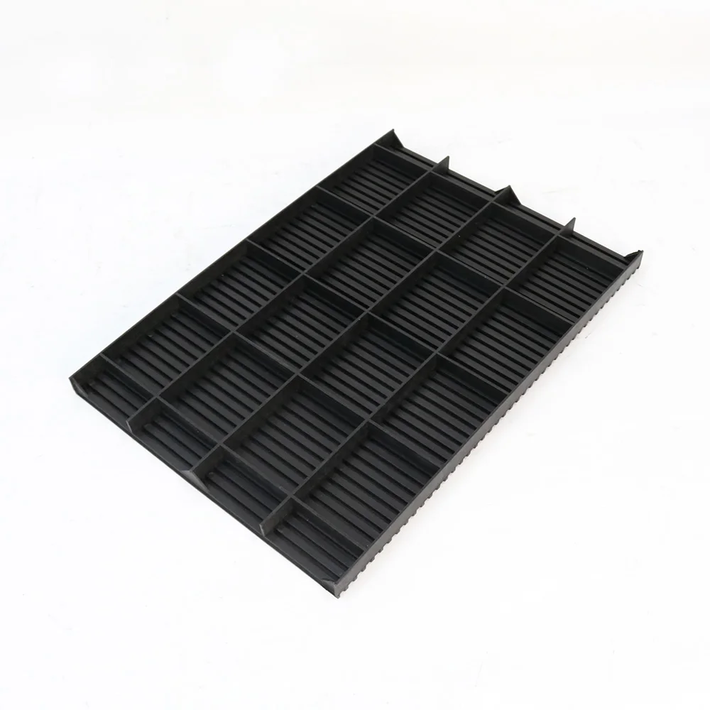 Q-PC1 ESD PCB Storage Magazine Rack and Holder 410X280X25mm 40 Slots Antistatic Plastic Box