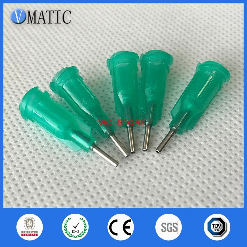 Agulha para distribuição de cola, 100 peças, tamanhos de 1/4 polegadas