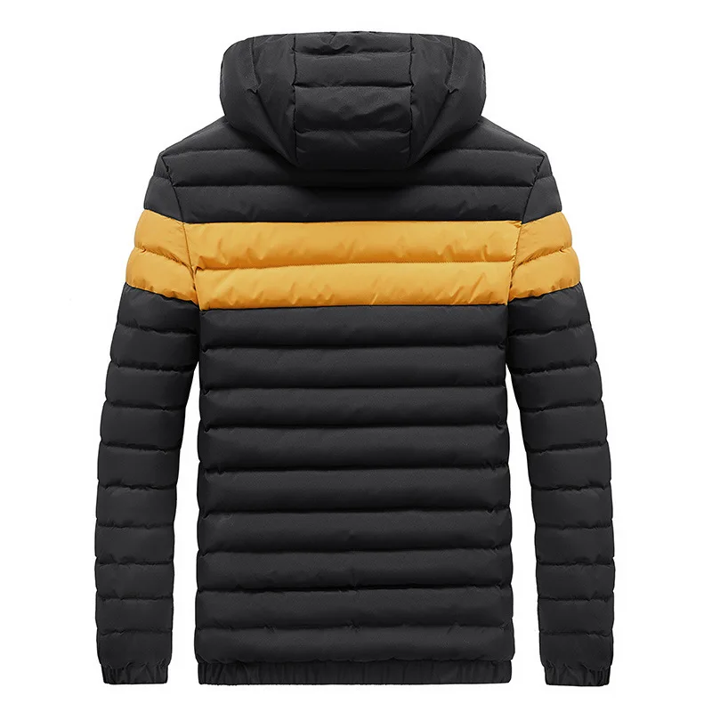 Men Parkas 2022 Brand Men Cotton Padded Winter Mens Warm Jackets Autumn Outwear Male Thick Windproof Hooded Parka Coats 4XL
