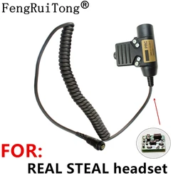 U94 PTT AMPLIFIED version for Yaesu Radio VX-8R VX8DR VX-8 VX-8E VX-9U for REAL STEAL headset 3M comtacs/MSA Dynamic MIC headse