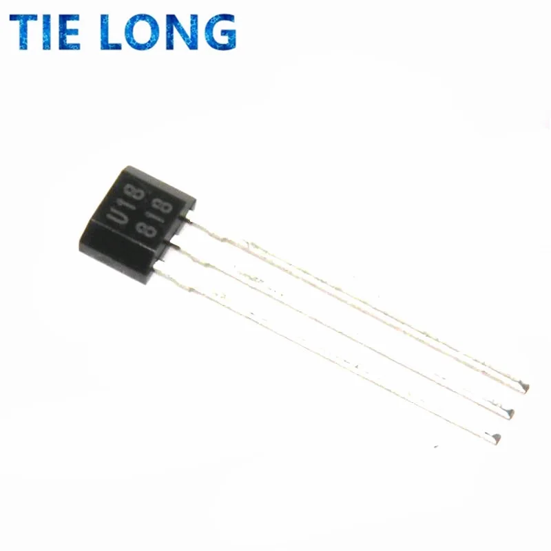 50pcs U18 US1881 TO-92 OH188 1881 U18 TO92 Hall Effect Sensor Magnetic Detector Hall Sensor Motor