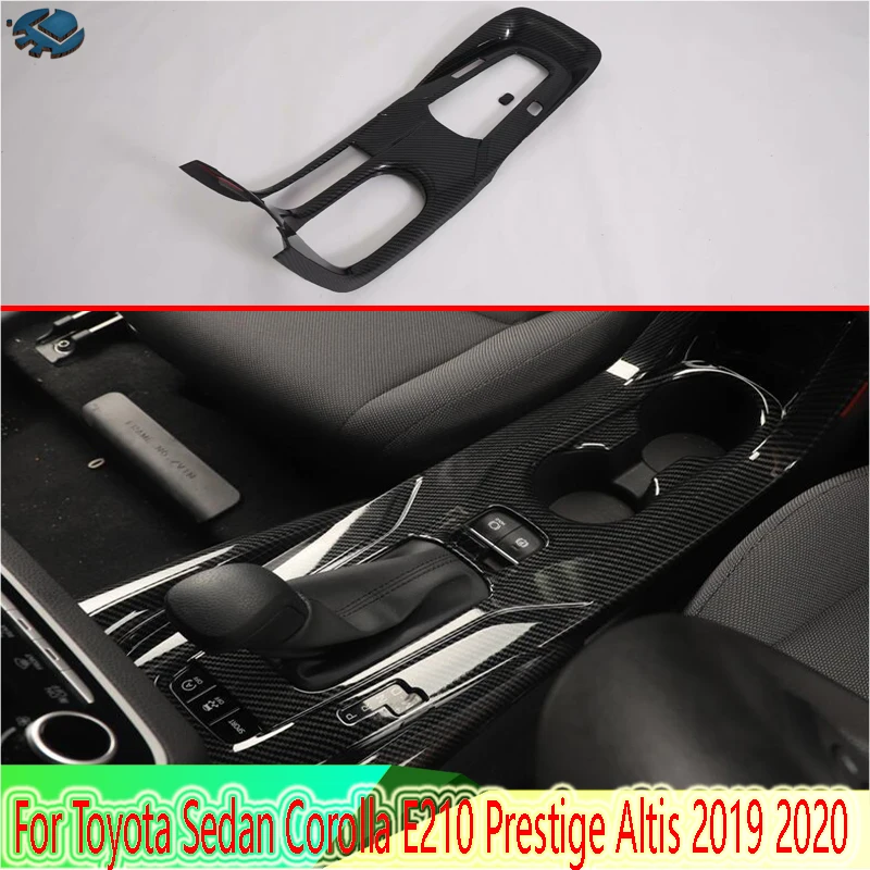 

For Toyota Sedan Corolla E210 Prestige Altis 2019-2023 Gear Shift Panel Center Console Cover Trim Frame Car Styling Sticker