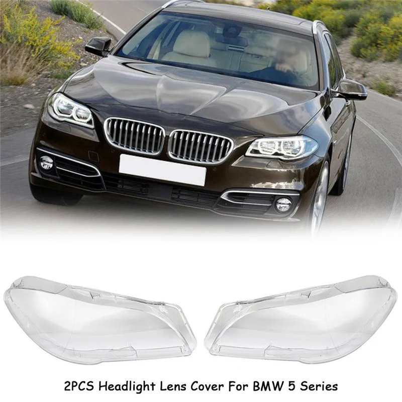 

Car Left and Right Front Kit Cover Lens Headlights Fit FOR 2011-2016 BMW 5 Series 520 523 525 535 530 2pcs/set