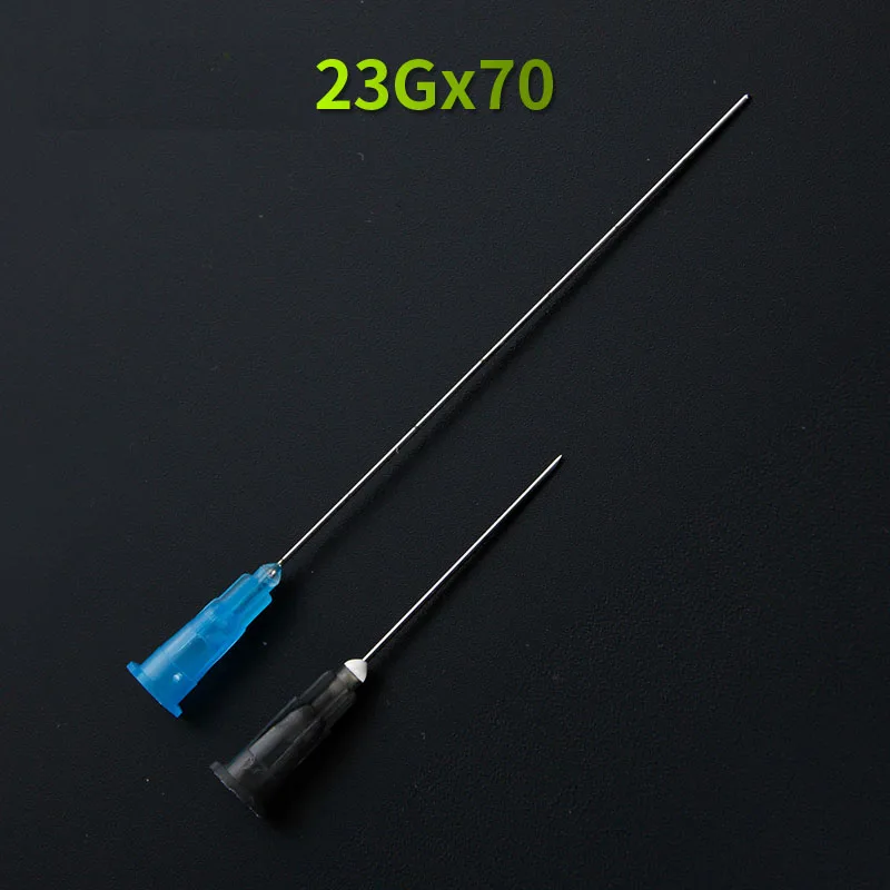 Đồng Bằng Đầu Kiểu Chữ V Endo Dùng Một Lần Ống Tiêm Kim 18G 21G 22G 23G 25G 27G 30G , 2 Cái/gói * 50 Cái