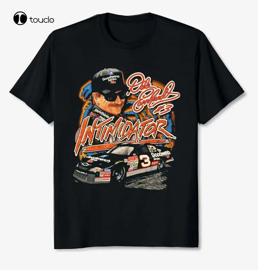 New Vintage Dale Earnhardt car Unisex T Shirt Racing Car Tee Size S-5XL Black Cotton Tee Shirt Unisex