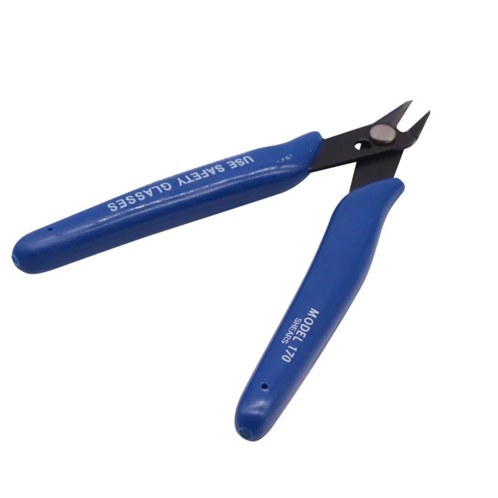1 Pcs Diagonal Pliers Jewelry Processing Small Cutting Pliers Super Sharp Insulated Handle Multi Functional Hand Tools