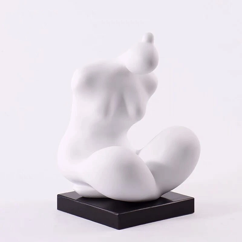 Home Decor Abstract Figurine Statue Art Ornaments Modern Simplicity Style Woman Sculpture Resin Home Decoration Accessories Gift