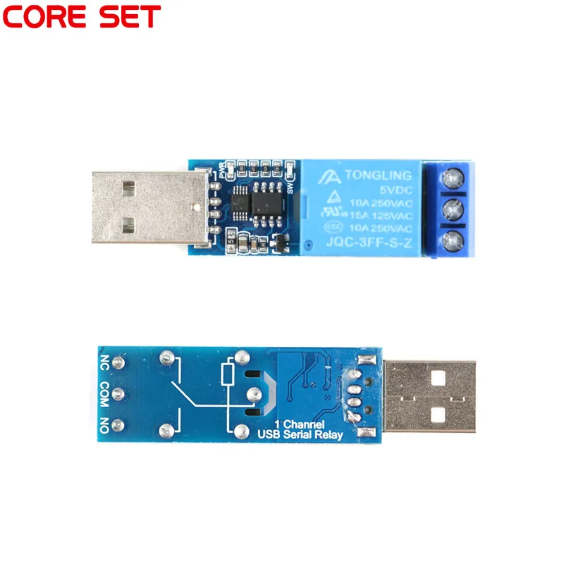 LCUS-1 USB Serial Port Control Relay Module CH340 Overcurrent Protection Electronic Converter Intelligent Control USB Switch