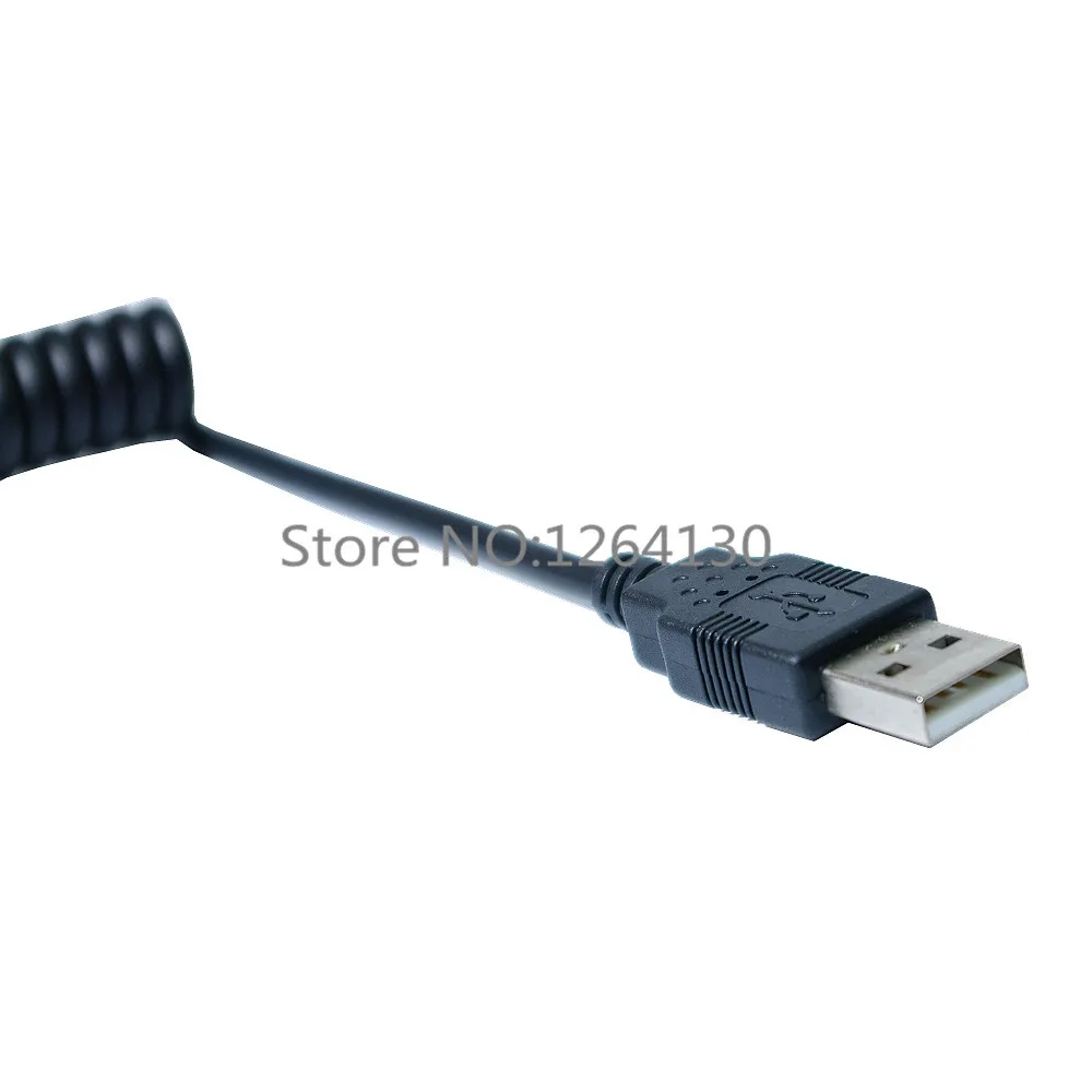 USB 2.0 với sợi Dây Cáp USB 2.0 MỘT Nam đến Nữ Nối Dài Co Giãn Dây Cáp Với Bảng Điều Khiển Gắn Lỗ Vít 1m/100cm