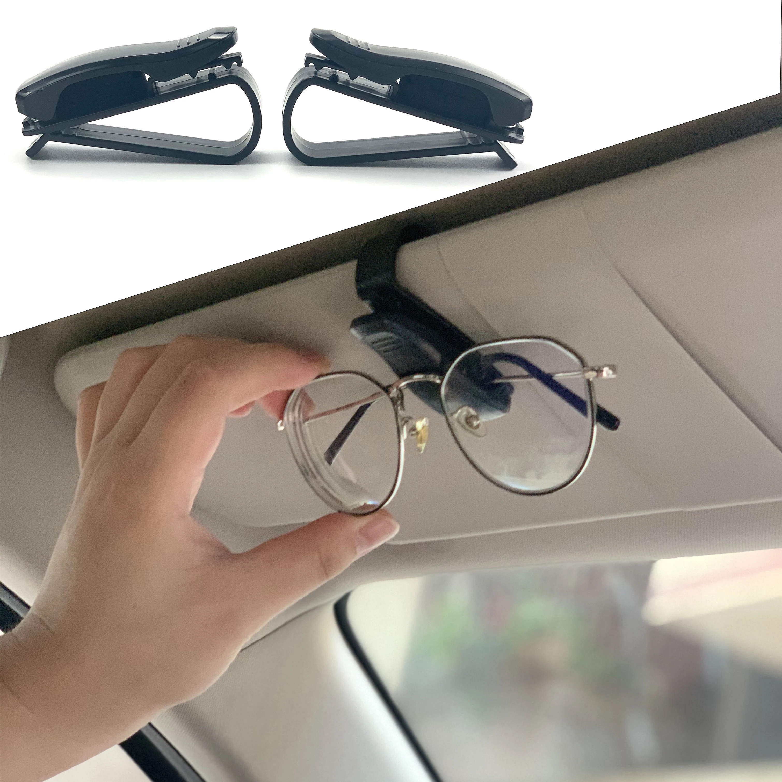 Car Auto Sun Visor Glasses Sunglasses Clip For Renault Koleos Fluenec Latitude Sandero Kadjar Captur Talisman Megane LAGUNA