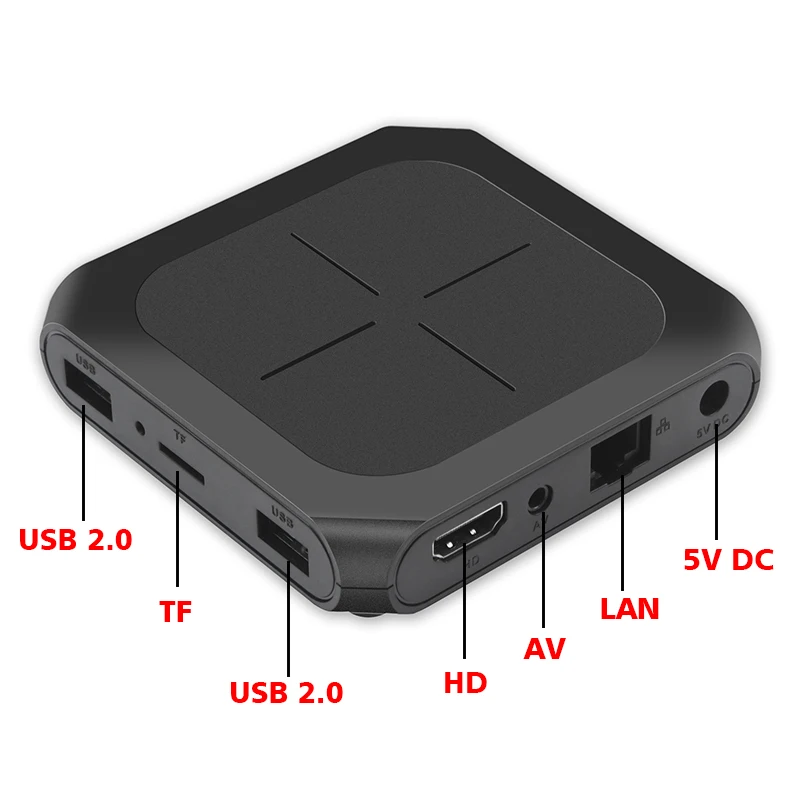 T96D Android 9.0 Smart TV Box Amlogic S905W 2GB16GB 4K TVBox Quad Core 2.4 & 5G Wifi 100M 1080P 1GB 8GB Set Top Box