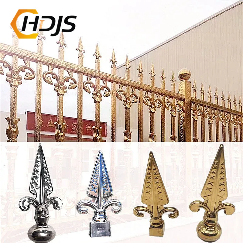 

140mm titanium color decoration 304 gun head, gun tail, stairs, fence, door roof and other anti-theft outdoor accessories