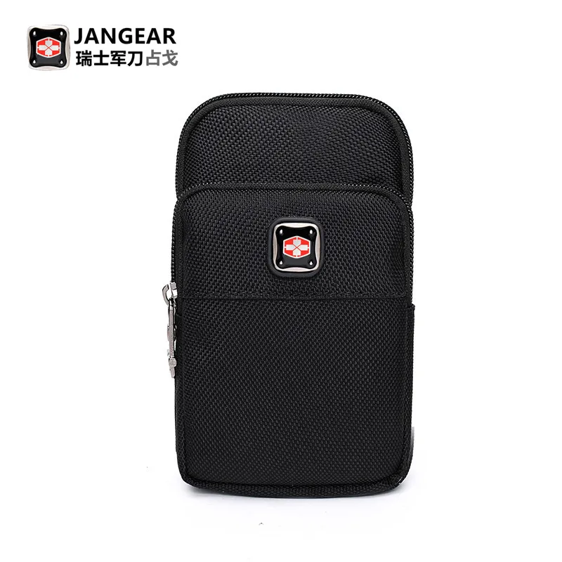 JANGEAR männer Handy Tasche Vertikale Taille Tasche 6 Inch zu 6,8 Inch Arbeit Gürtel Handy Schutz Tasche lauf Sport Schweizer