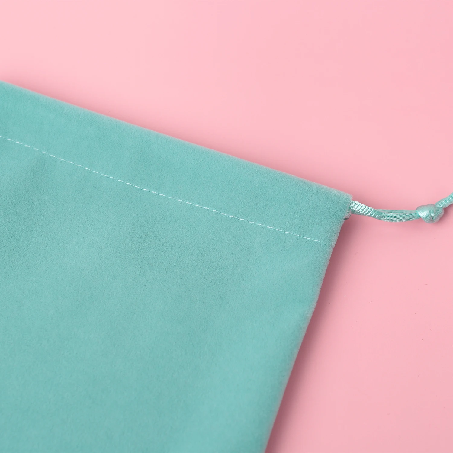 50Pcs Bolsas de Embalaje para Joyería Bolsa de Regalo de Terciopelo para Boda Navidad Decoración Pestañas Maquillaje Bolsas de Almacenamiento para