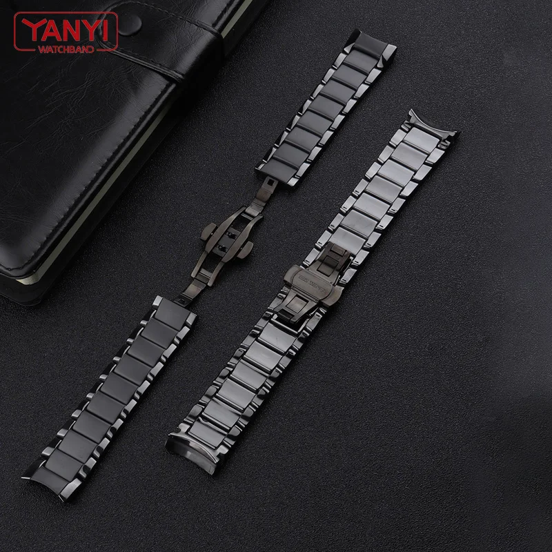 Ceramic watchband 20mm 22mm watch strap for AR1451 AR1452 AR1400 AR1410 AR1421 AR1440 AR1429 watches bracelet wristwatches band