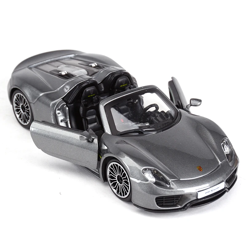 Bburago 1:24 Porsche 918 Spyder Sports Car Static Die Cast Vehicles Collectible Model Car Toys