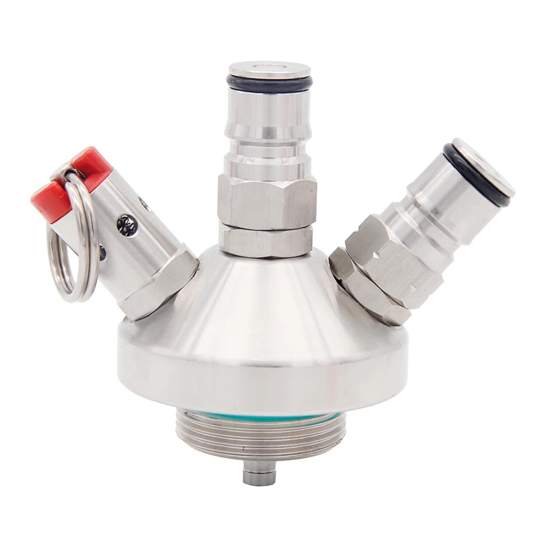 Dozownik z kranu Mini Keg Ball Lock zawiera wąż silikonowy o długości 50 cm Dozownik ze stali nierdzewnej 304 Homebrew Spear