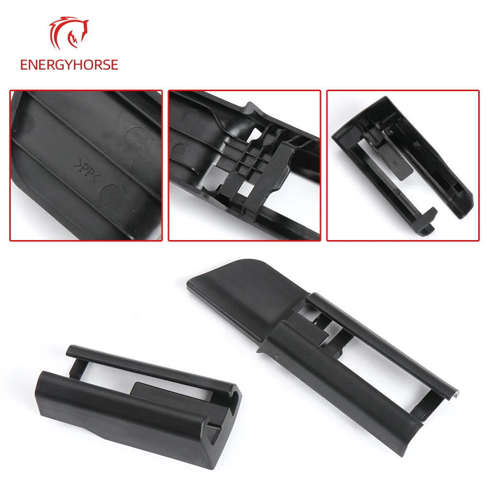 Black ABS Car Seat Rail Trim Cover Sliding Track Bonnet Front Rear Left Right For BMW G30 G11 G12 F15 F16 5 7 Series X5X6