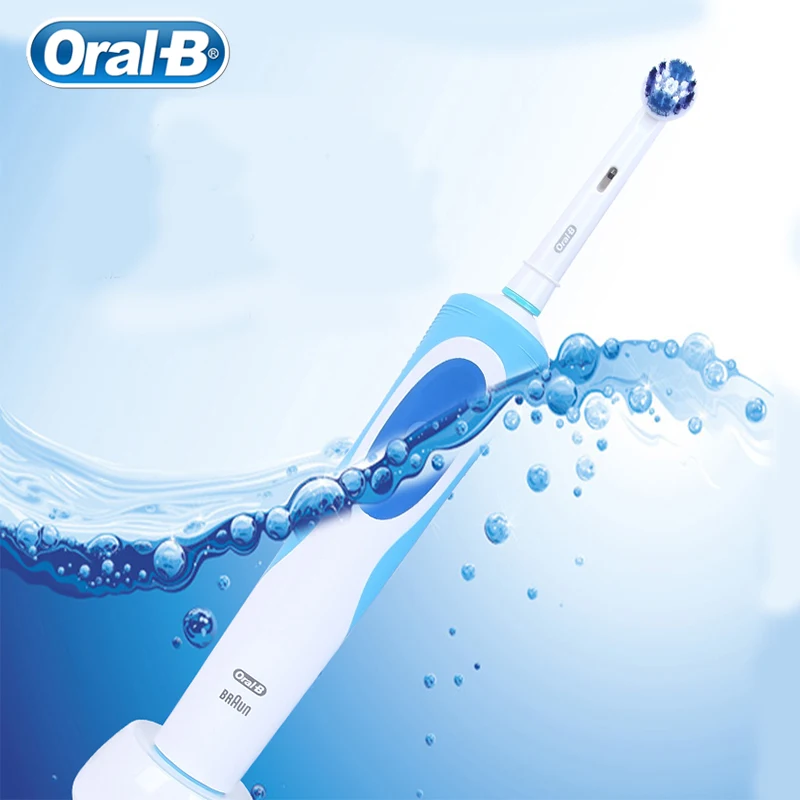 Oral B Vitality แปรงสีฟันไฟฟ้า Precision Clean 2 นาทีจับเวลาชาร์จแปรงฟัน 4 ของขวัญเปลี่ยนหัวแปรง Oralb