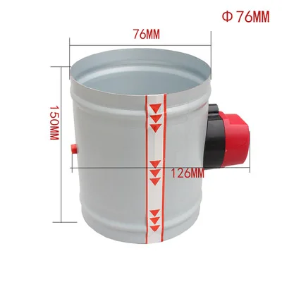 220V Galvanized Electric Air Valve Motorized Check Valve for 3/4/5/6/8inch Pipe 80/100/125/150/200/250mm