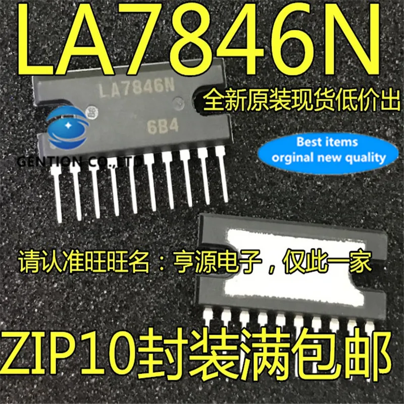 

10Pcs LA7846 LA7846N ZIP-10 Field output integrated circuit chip in stock 100% new and original