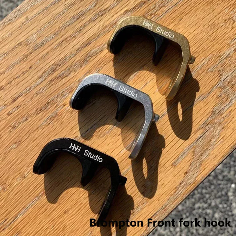 

H&H Folding Bike Front Fork Hook without Mud Stop E-type Buckle Parts for brompton