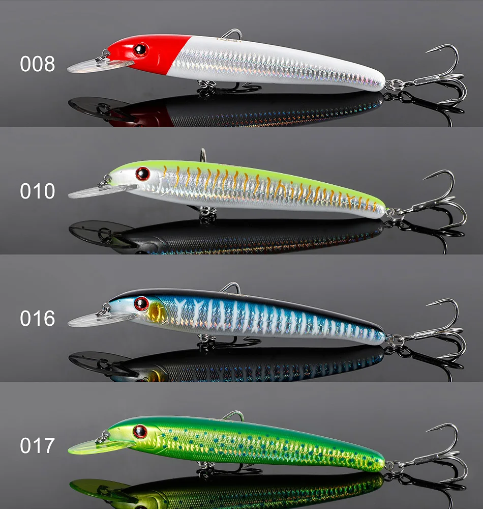 NOEBY Tieftauchender Trolling-Minnow-Köder 180mm 48g Big Game Boot Salzwasser Harter Köder Thunfisch-Angeln – Detail 11