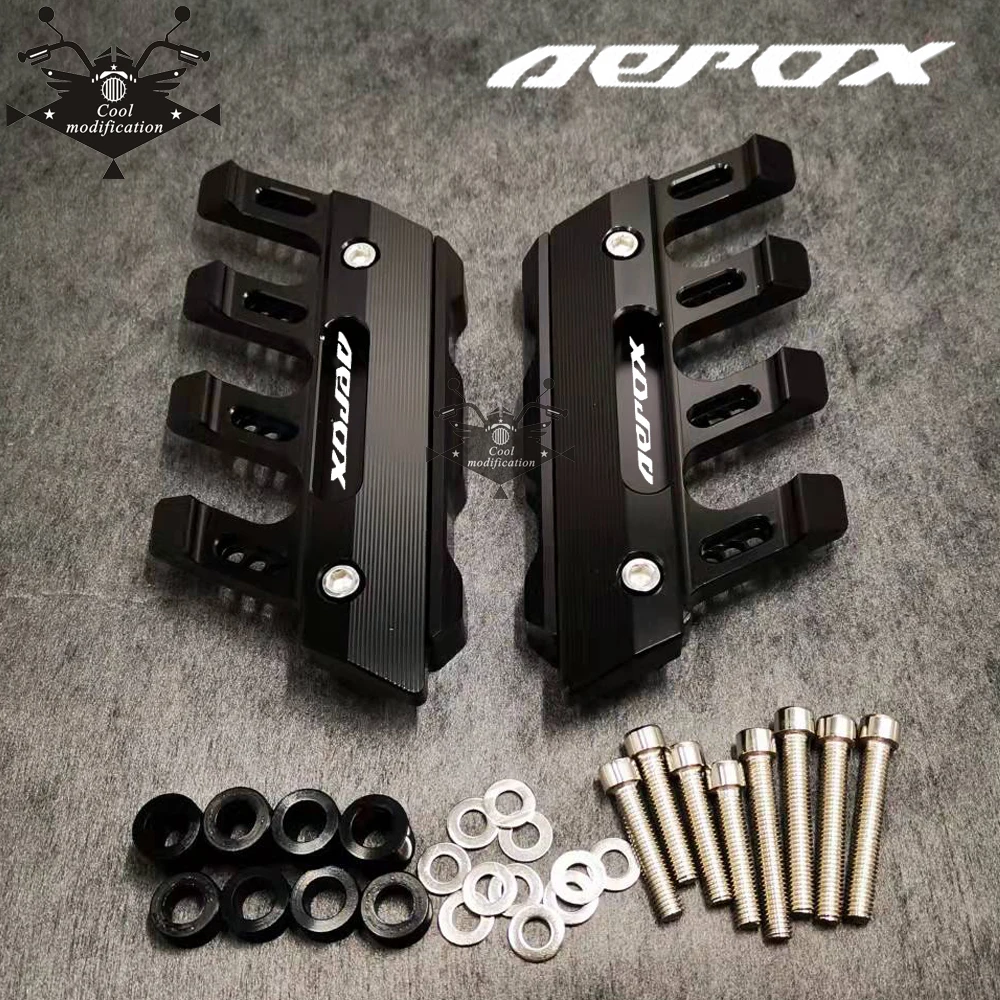 For Yamaha AEROX155 NVX155 AEROX 155 NVX Motorcycle Accessories CNC Aluminum Front Mudguard Anti-Drop Slider Protector Cover