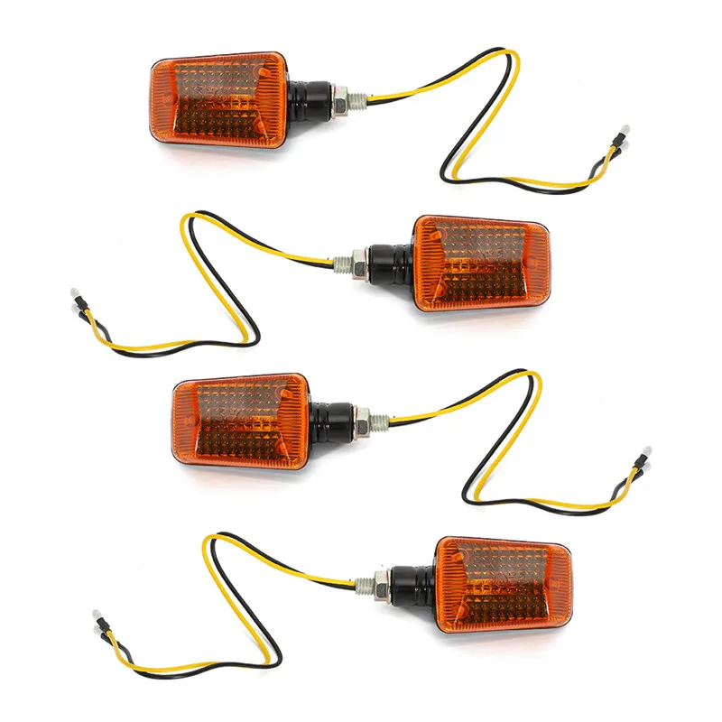 Motorcycle universal signal indicator light 4PCS For Honda CB 250 350 400 500 650 900 Shadow 750 Black/Amber Accessories