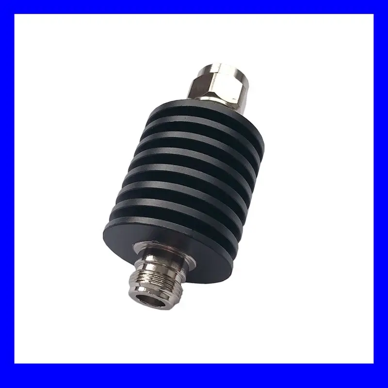 25W N Type Attenuator DC-3Ghz/4Ghz 1/2/3/5/6/10/15/20/30/40/50db N Male Plug to Female Jack RF coaxial Power Connector 50ohm