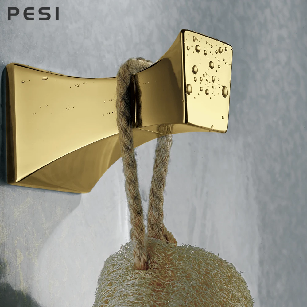 Bad Hardware Set Gold Handtuch Rack Papier Halter Handtuch Bar Ecke Regal Wc Pinsel halter Robe Haken Bad Zubehör.