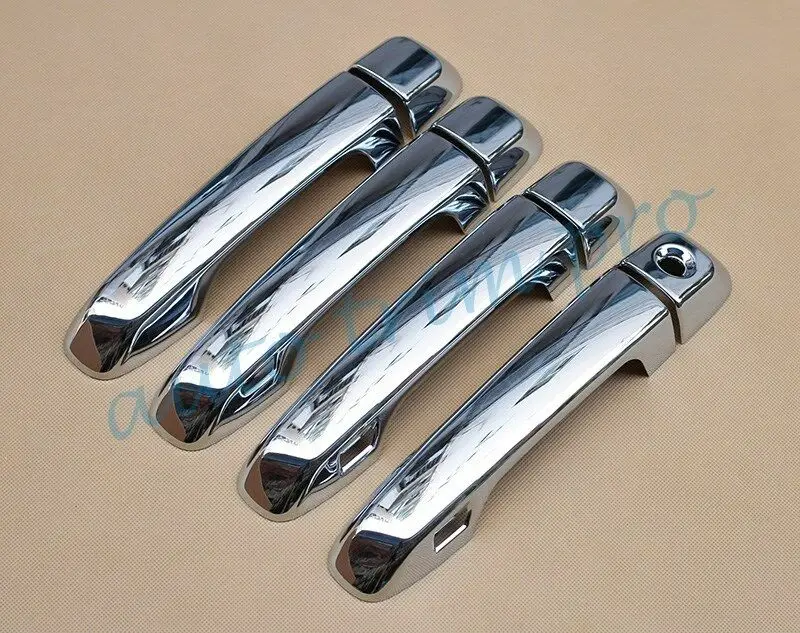 Accessories For Toyota Land Cruiser 200 2016-2021 Chrome Exterior Smart Side Door Handle Cover Molding Trim 8PCS