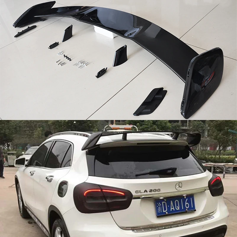 

For Mercedes-Benz GLA Class X156 GLA45 AMG GLA200 GLA220 GLA250 GLA260 2014-2017 Car Wing Spoilers Auto Accessories