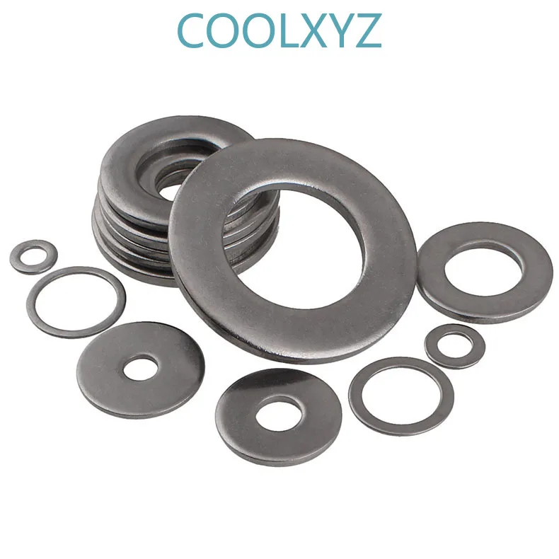 Gb97 stainless steel flat gasket / Huasi flat gasket / enlarged flat gasket m3-m12  shim washer  20PCS