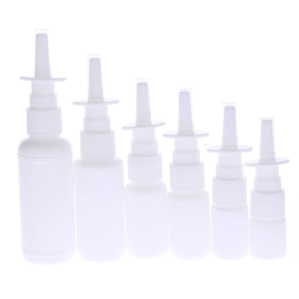 

1pcs Empty Plastic Nasal Pump Spray Bottle Mist Nose Mini Empty Refillable Bottle 5/10/15/20/30/50ml new