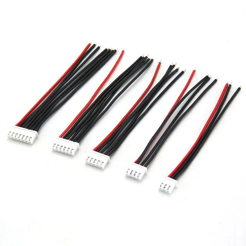 1 stücke 1S 2S 3S 4S 5S 6S Balance Ladegerät Kabel Lipo Batterie Balance ladegerät Kabel 10cm Für IMAX B3 B6 Stecker Stecker Draht