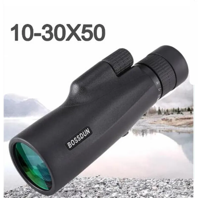 10-30x50 High Power Telescope Hd Monocular Binoculars For Hiking Low Light Night Vision Professional Hunting Scope Eyepiece