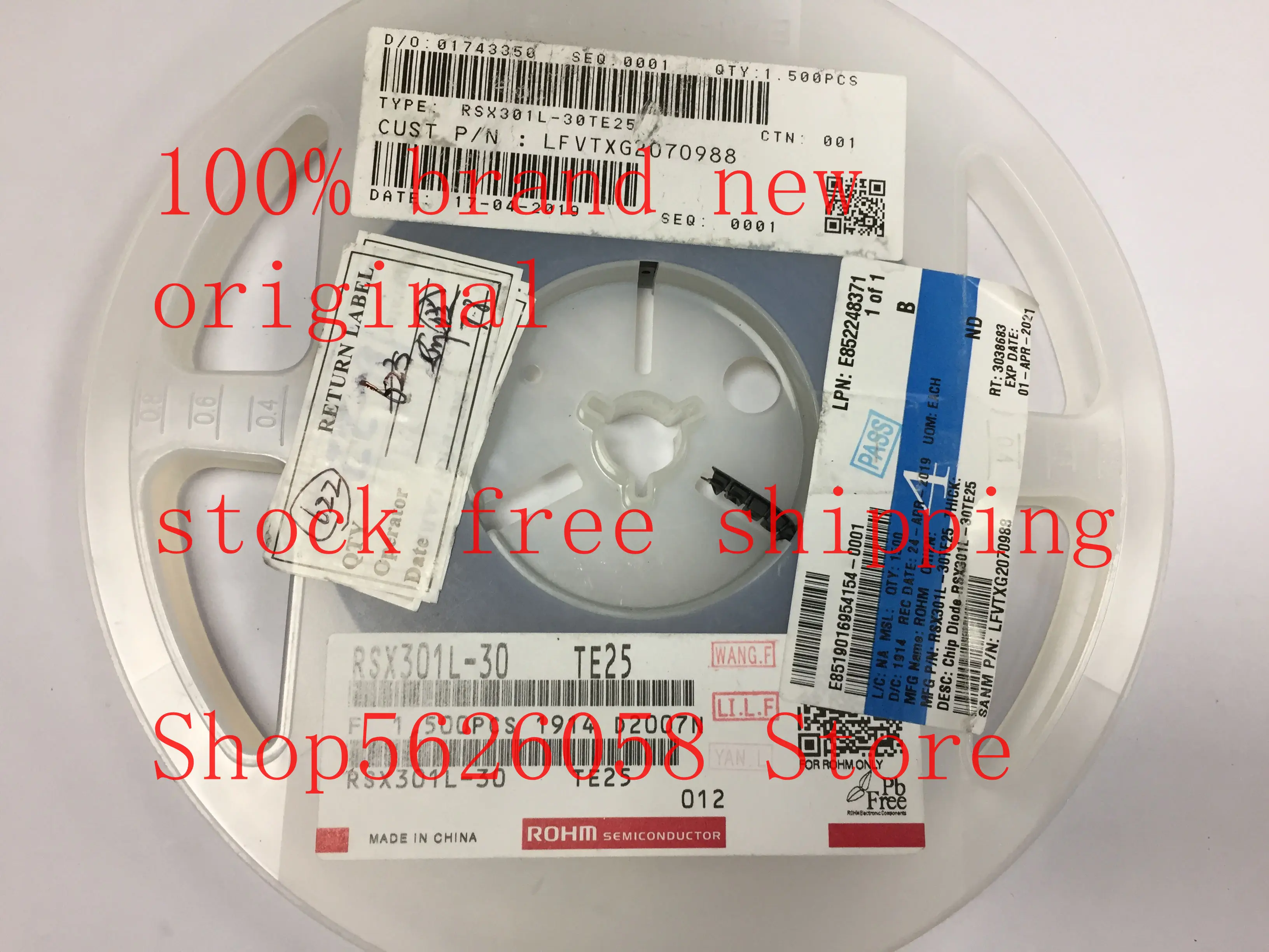 

RSX301L-30-TE25 SMD 100% new original 50PCS/LOT STOCK