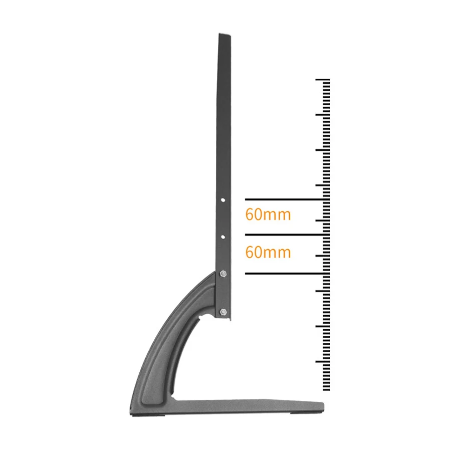 26-43 pollici staffa di Base universale per supporto TV da 25KG per schermo LCD al Plasma staffa di montaggio per Monitor regolabile in altezza gomma antiscivolo