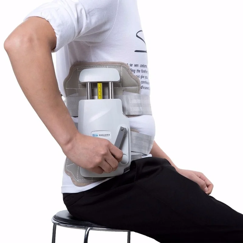 

Medical Lumbar Decompression Device Belt In Space Between The Waist Dish Outstanding Scoliosis Brace Posture Corrector