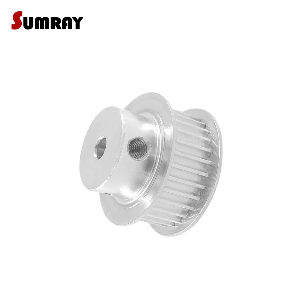 

3M 26T Tooth Belt Pulley 6/8/10/12mm Inner Bore 11mm Width Synchronous Pulley Wheel for Engraving Machine