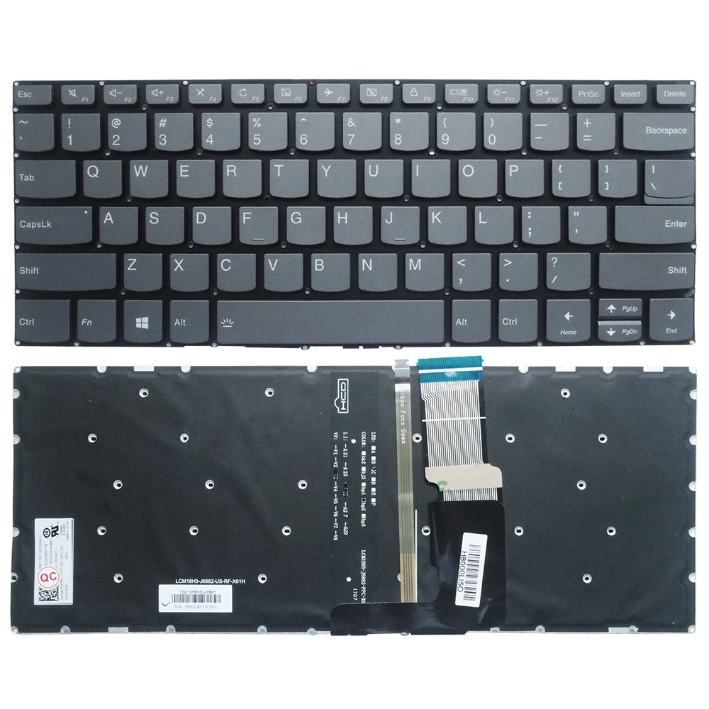 US For Lenovo IdeaPad XiaoxinV14-IWL/-IIL V14-IKB V14-ADA V14-ARE E41-55 320S-15ISK 320S-15IKBR 320S-15IBK 320S-15AST keyboard