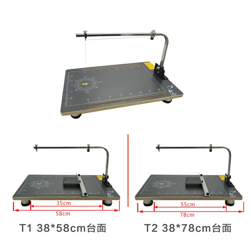 Tabletop 38*58cm cutting machine foam cutting knife foam model electric heating wire cutting machine foam