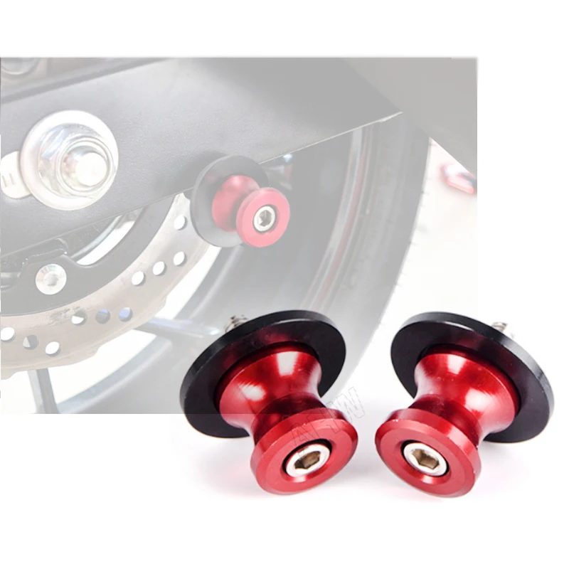 

For Honda CBR600/954/1000RR CBR 600 954 1000 RR 8mm CNC Swingarm Sliders Spools Paddock Stand Bobbins Swing Arm Universal