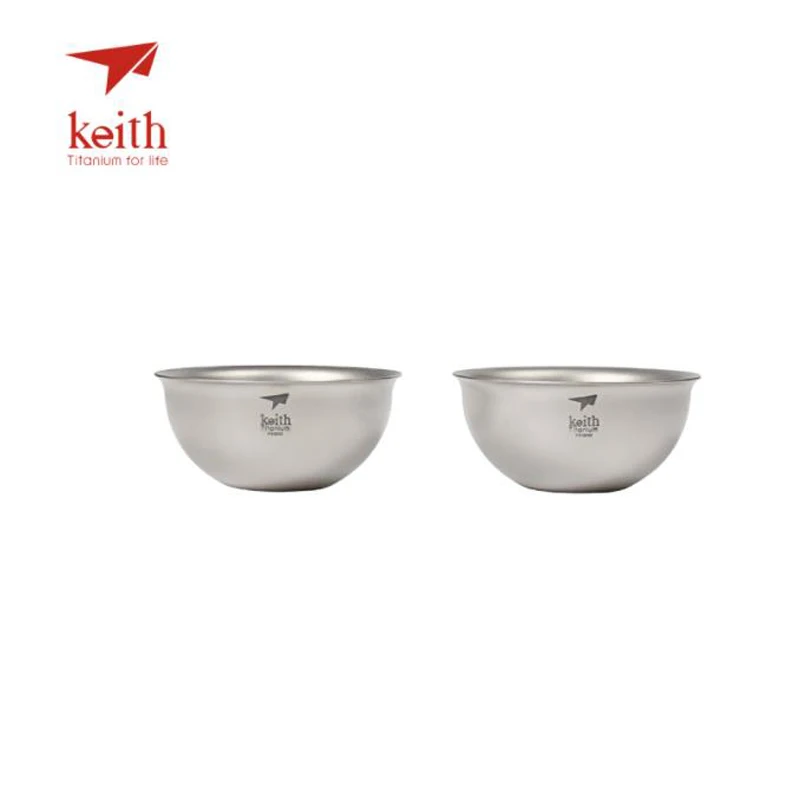 Keith Double Wall Pure Titanium Chinese Kongfu Tea Cup Water Mug Outdoor Travel Hiking Picnic Tableware Tea Cups Only 22g