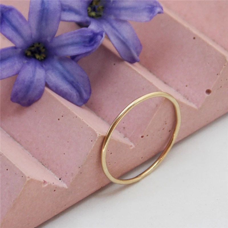 14K Gold gefüllter Stapelring Boho Goldschmuck Minimalistischer Knuckle Ring Anillos Mujer Gold Accessoires Böhmische Ringe für Frauen – Detail 13