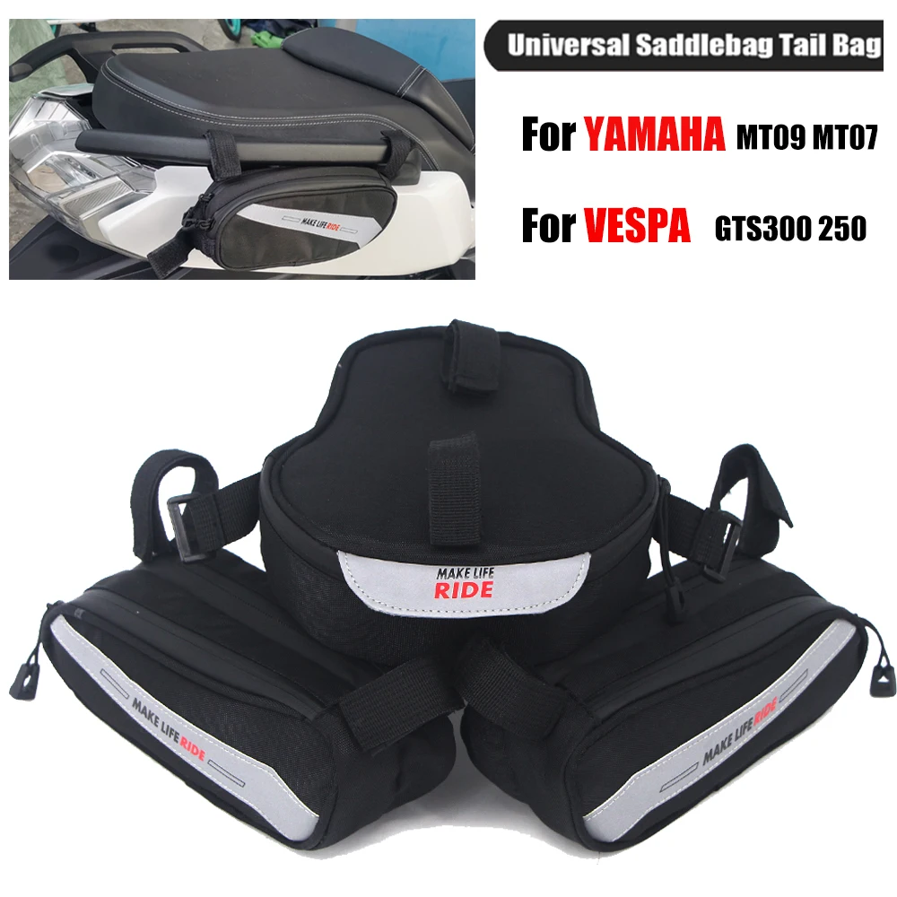 

Motorcycle Waterproof Bag Saddlebag For YAMAHA Tmax530 MT09 MT07 For Vespa GTS300 GTS250 R1200GS Tail Rear Side Moto Tool Bags