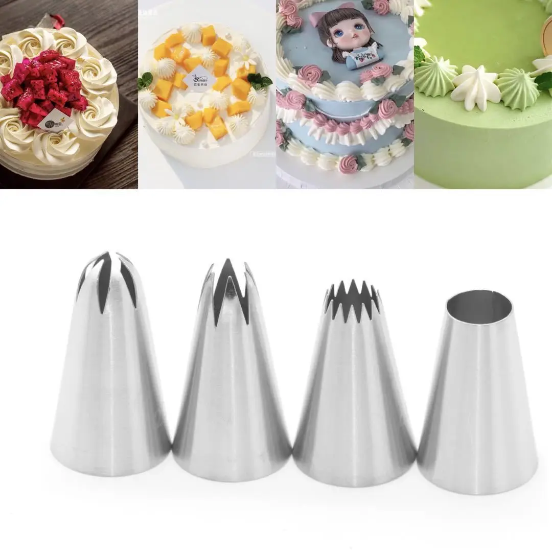 22 styles Russian Rose Pastry Nozzles Cake Decorating Tools Flower Icing Piping Nozzle Cream Cupcake Tips Baking Accessories